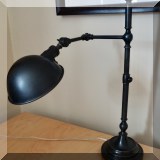 D34. Restoration Hardware task lamp. 24”h - $85 